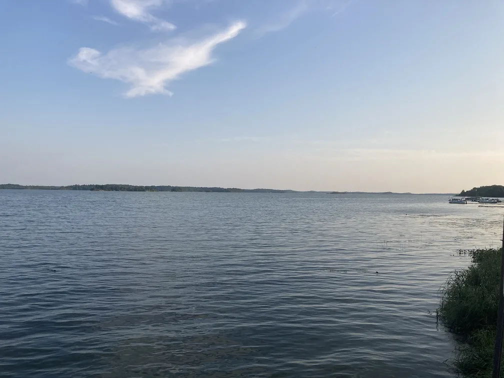 View of Black Lake in the Summer