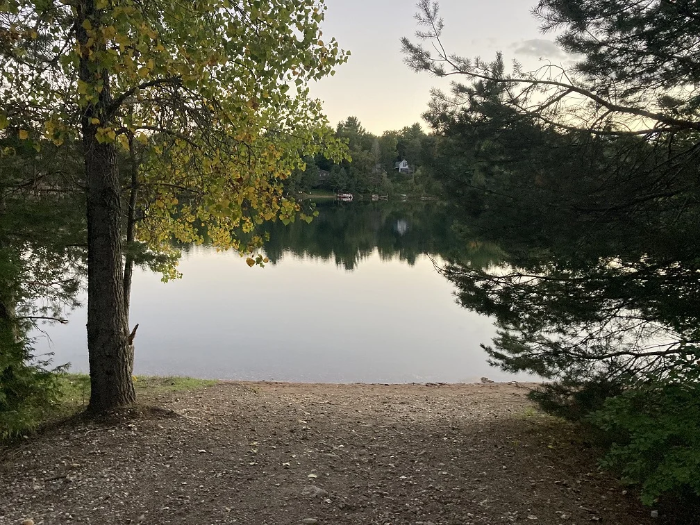 Star Lake from boat launch in Fine NY