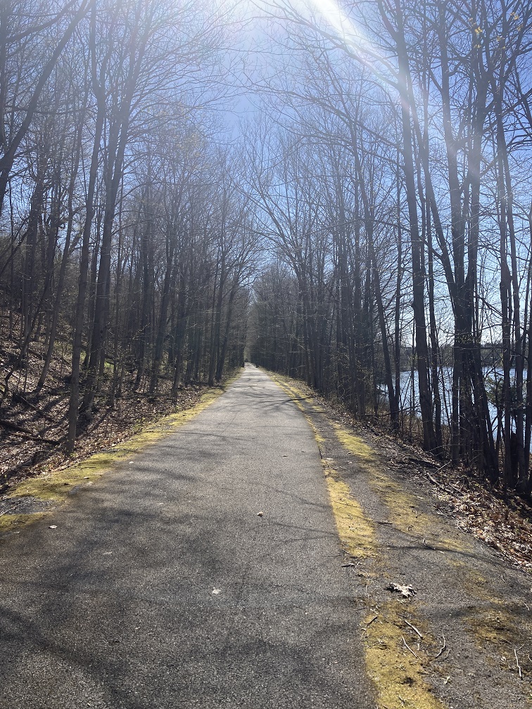 Black River Trail about halfway between Watertown and the town of Black River 