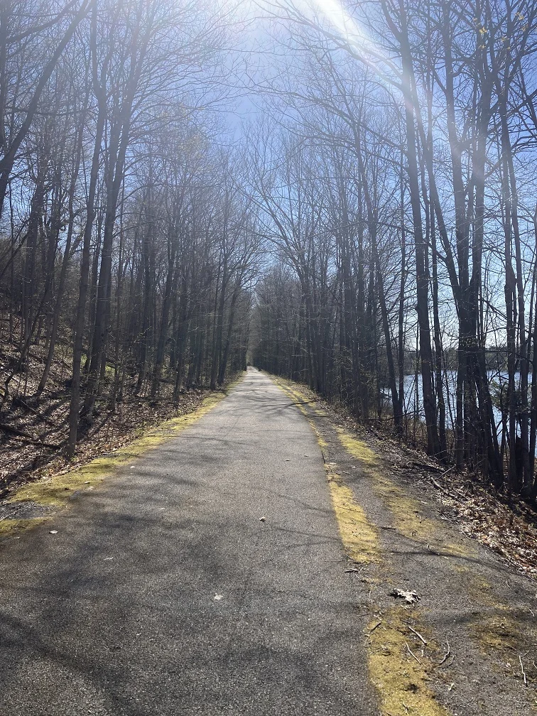 Black River Trail about halfway between Watertown and the town of Black River 