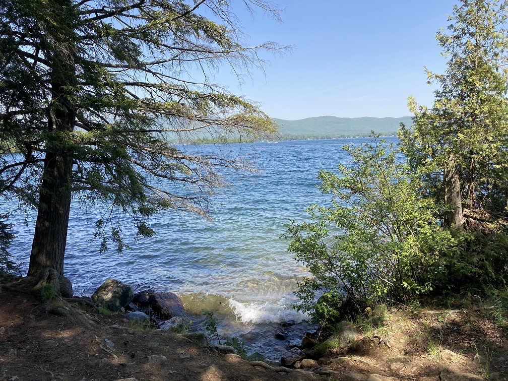 View of Lake George at Hearthstone Point Campground